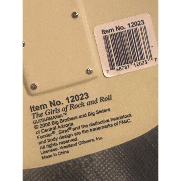 Westland Giftware Girls Of Rock & Roll Guitar Mania Case 2006 12023 fender - Picture 13 of 15